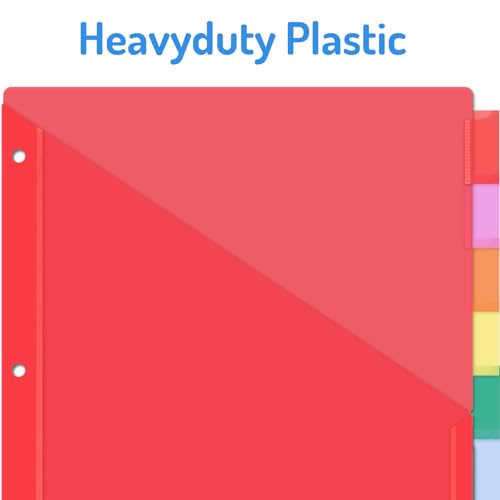 Eco-Friendly Forvencer 8 Count Dividers with Two Pockets,