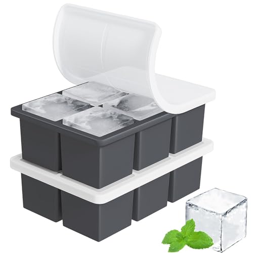 Eco-Friendly Large Ice Cube Tray for Whiskey: FDDBI Silicone Ice Cube