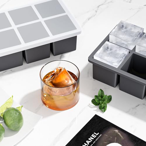 Eco-Friendly Large Ice Cube Tray for Whiskey: FDDBI Silicone Ice Cube