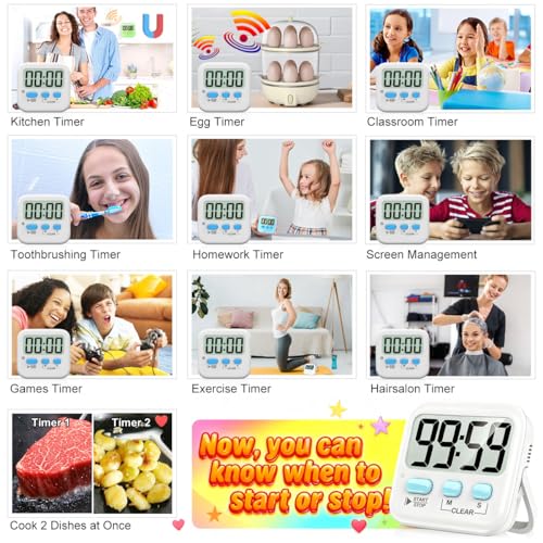 Smart Home Antonki 2 Pack Digital Timer for Kids, Kit