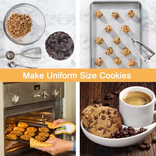 refined Saebye Large Cookie Scoop, 4 Tbsp / for Daily Use