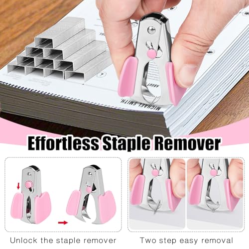 Modern Stapler 25 Sheet Capacity with 1000 Staples and Staple Remover Set