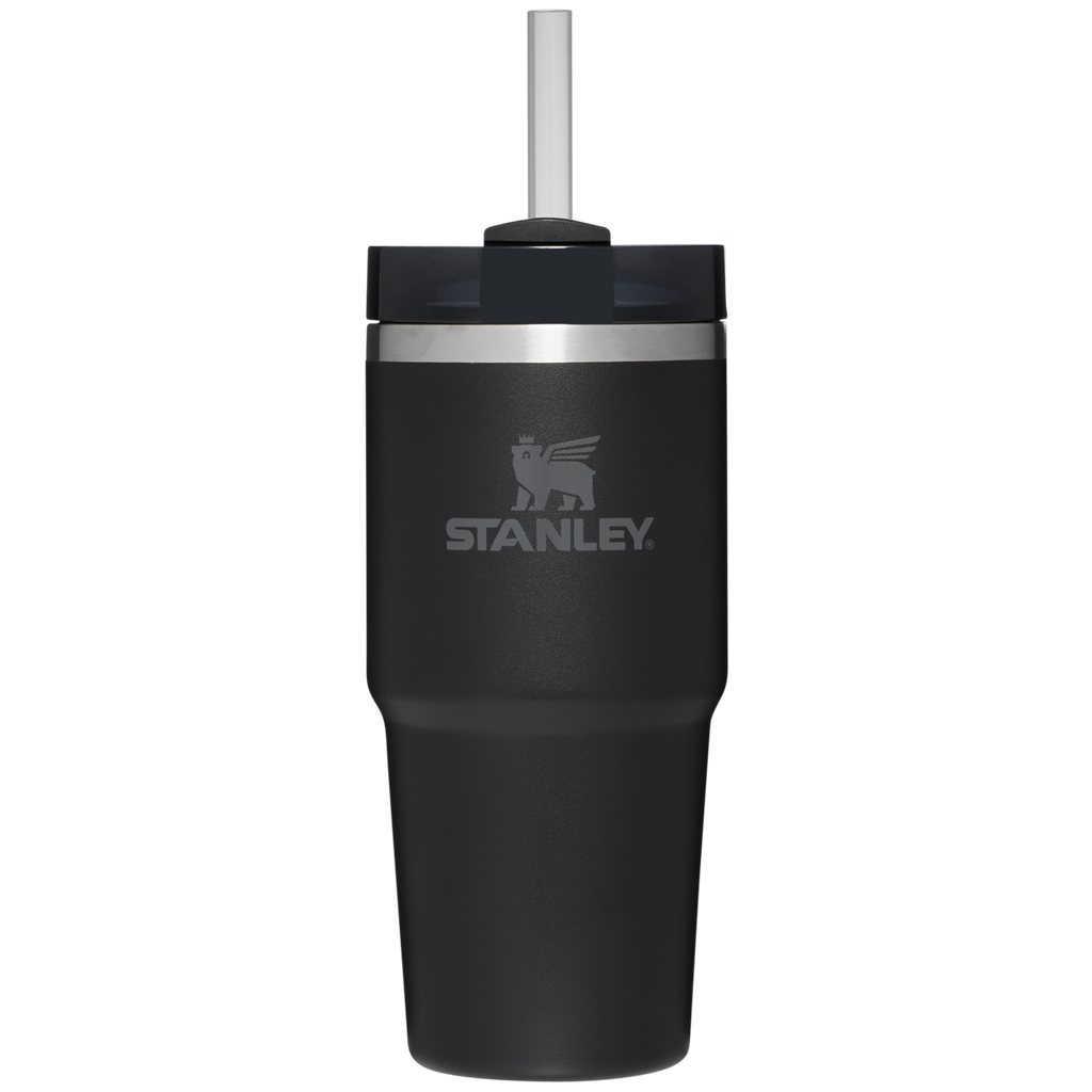 Splash-Resistant FlowState The Quencher H2.0 Flowstate Tumbler D214X - FlowState 3-Position Lid Insulated Travel Mug - Black