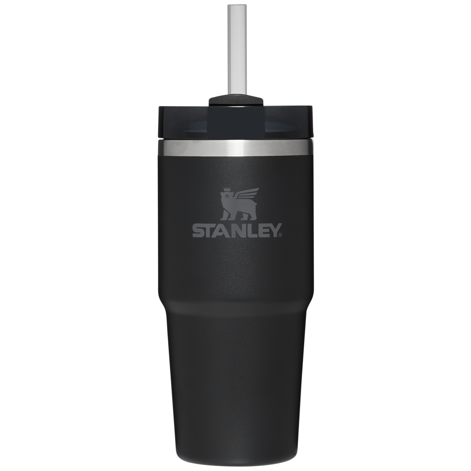 Splash-Resistant FlowState The Quencher H2.0 Flowstate Tumbler D214X - FlowState 3-Position Lid Insulated Travel Mug - Black