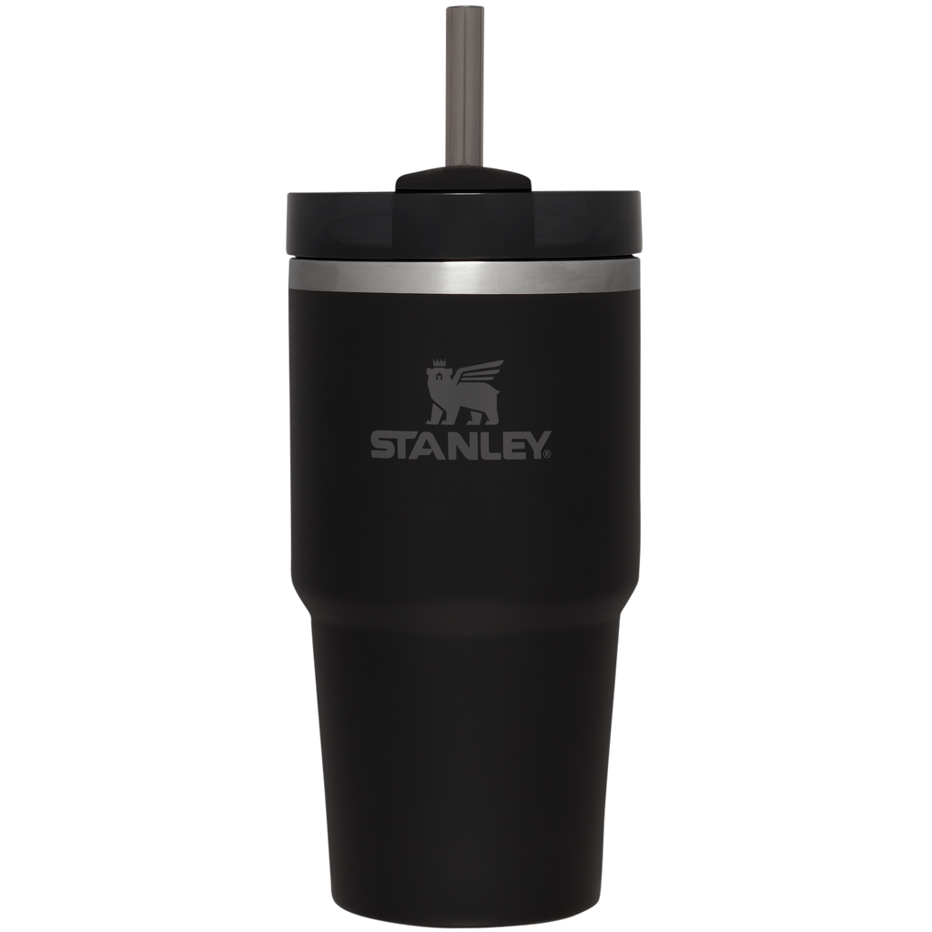 Large Capacity The Quencher H2.0 Flowstate Tumbler | Stanley Create D330L - Double-Wall Vacuum Insulated Travel Tumbler with Straw Detail