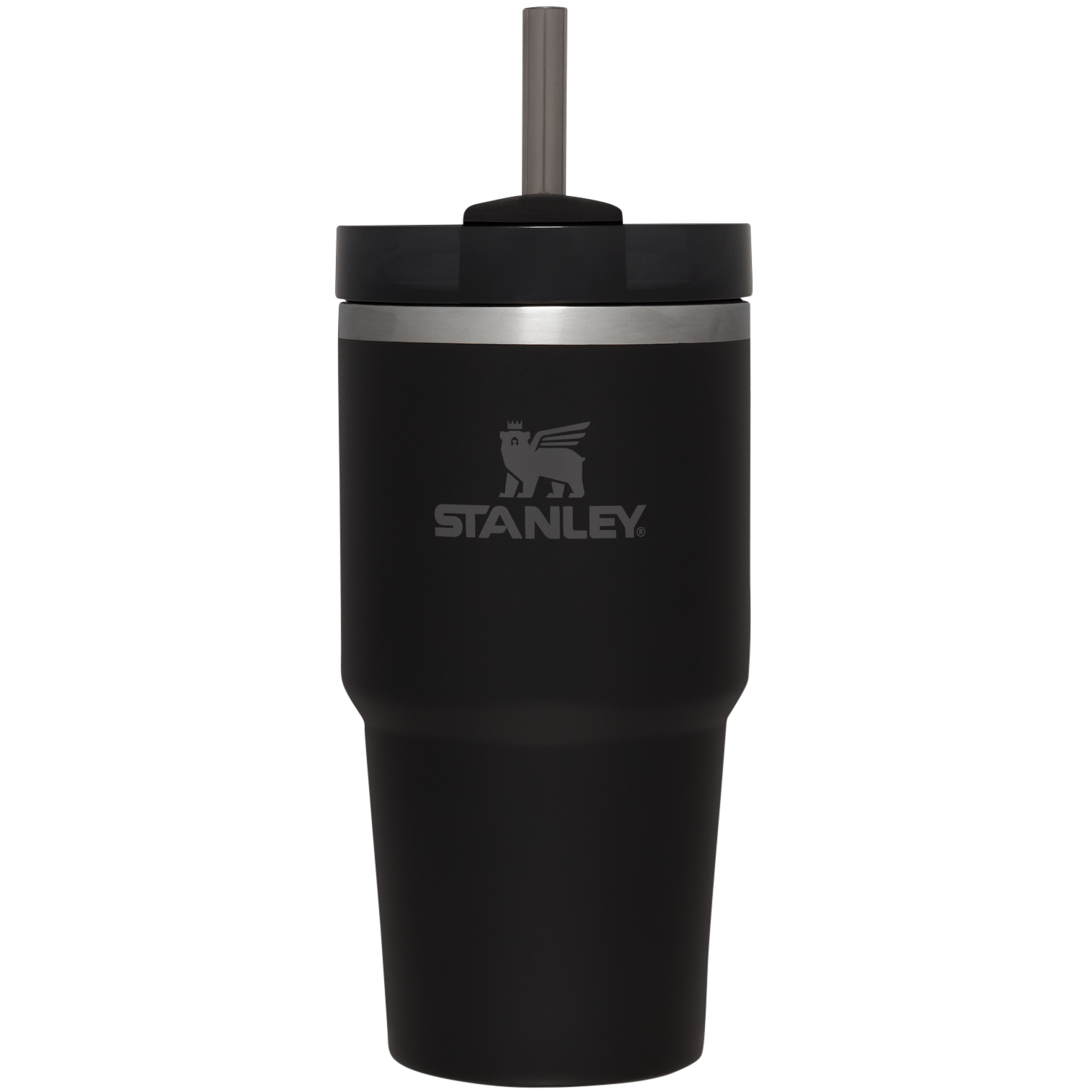 Large Capacity The Quencher H2.0 Flowstate Tumbler | Stanley Create D330L - Double-Wall Vacuum Insulated Travel Tumbler with Straw Detail