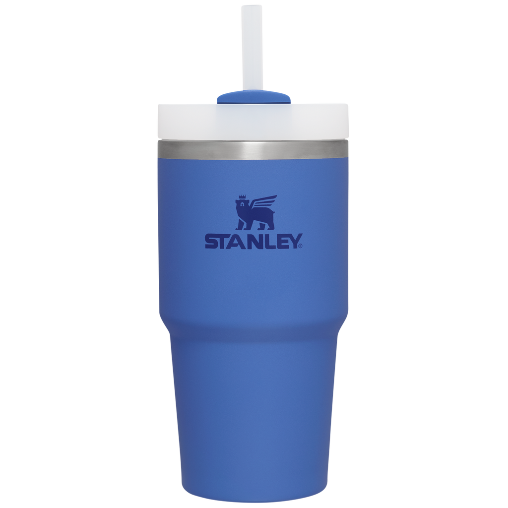 Large Capacity The Quencher H2.0 Flowstate Tumbler | Stanley Create D330L - Double-Wall Vacuum Insulated Travel Tumbler with Straw Detail