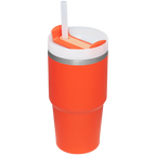 Car-Cup Friendly The Quencher H2.0 Flowstate Tumbler D030T - Double-Wall Vacuum Insulated Travel Tumbler with Straw Detail