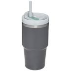 Car-Cup Friendly The Quencher H2.0 Flowstate Tumbler D030T - Double-Wall Vacuum Insulated Travel Tumbler with Straw Detail