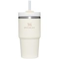 Car-Cup Friendly The Quencher H2.0 Flowstate Tumbler D030T - Double-Wall Vacuum Insulated Travel Tumbler with Straw - Cream