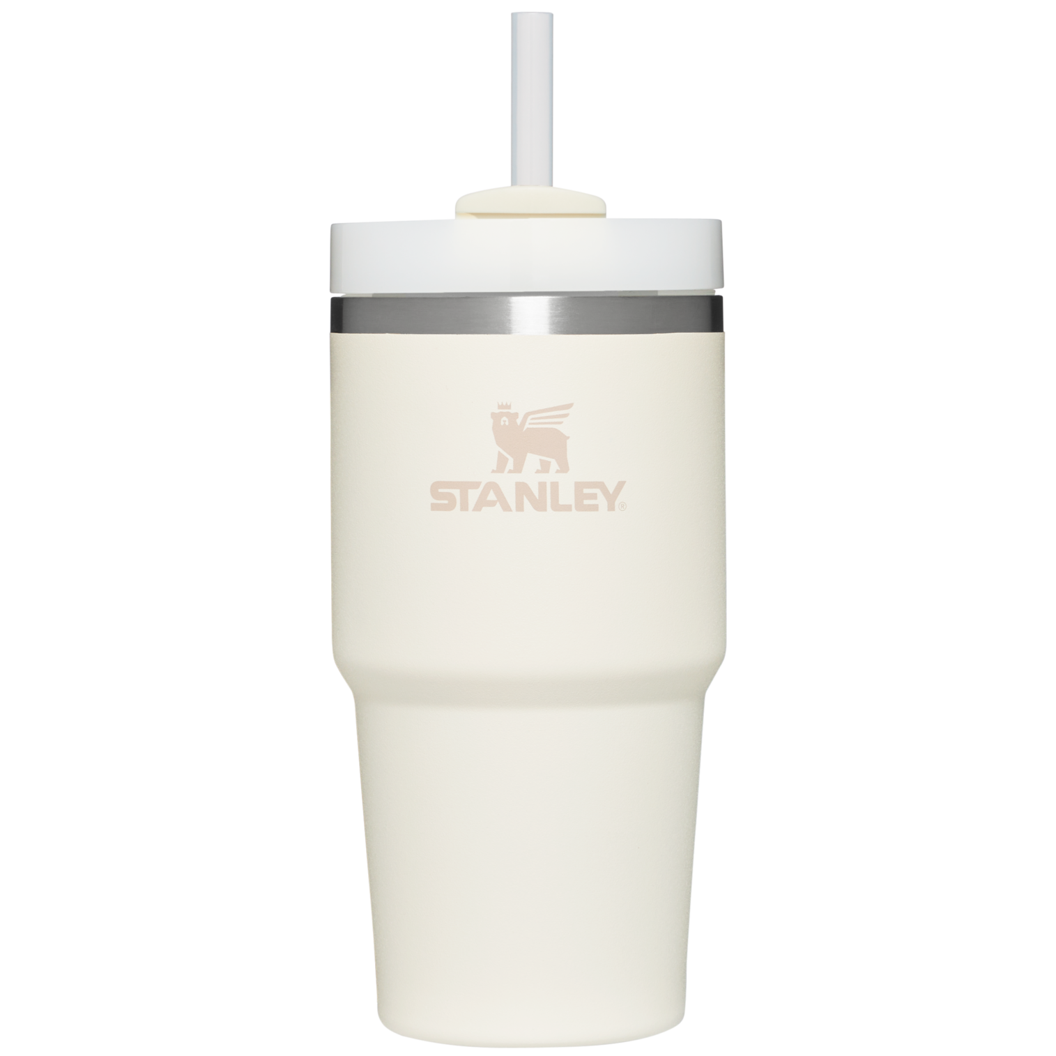 Large Capacity The Quencher H2.0 Flowstate Tumbler | Stanley Create D330L - Double-Wall Vacuum Insulated Travel Tumbler with Straw Detail