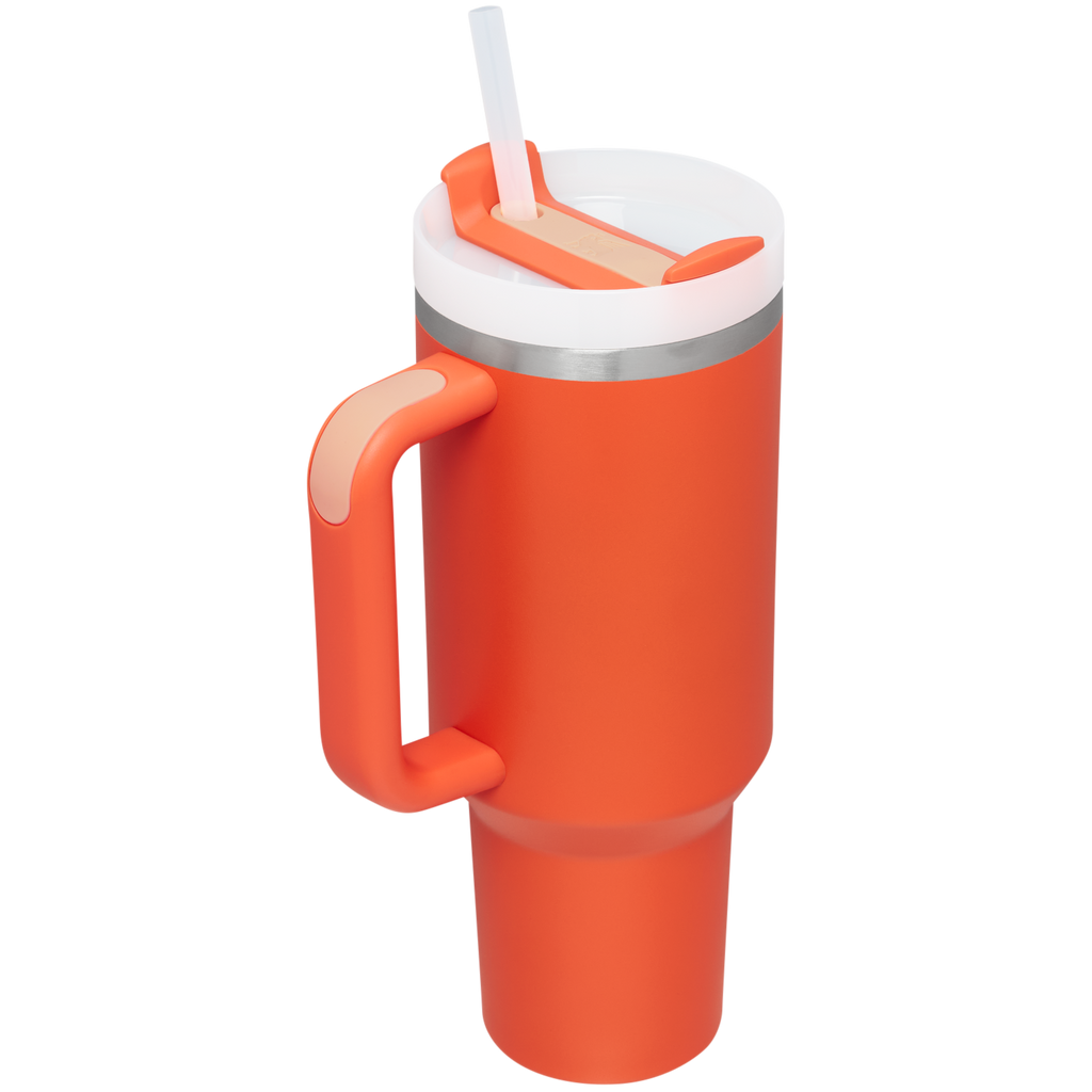 Splash-Resistant FlowState The Quencher H2.0 Flowstate Tumbler  | Stanley Create D332L - 40oz Large Capacity Car-Cup Friendly Quencher Detail