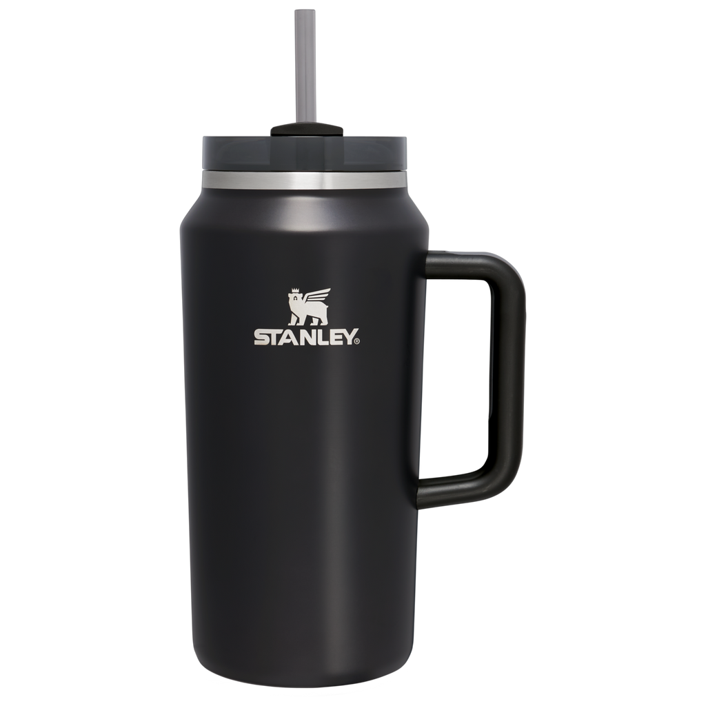 Double-Wall Vacuum The Quencher H2.0 Flowstate Tumbler D033Q - 40oz Large Capacity Car-Cup Friendly Quencher - Black Glow