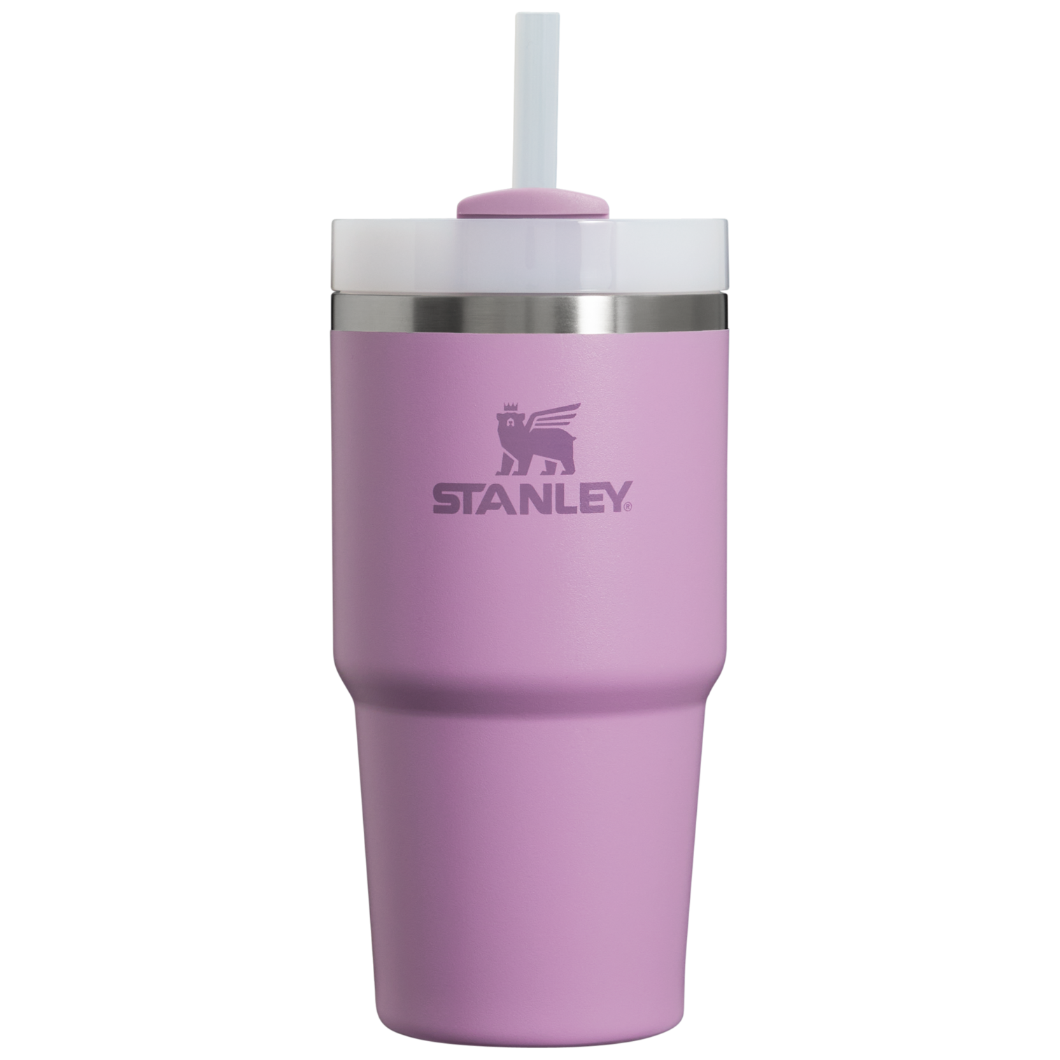 Large Capacity The Quencher H2.0 Flowstate Tumbler | Stanley Create D330L - Double-Wall Vacuum Insulated Travel Tumbler with Straw Detail