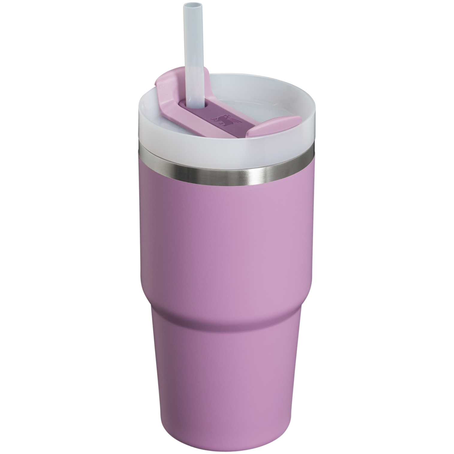 Large Capacity The Quencher H2.0 Flowstate Tumbler | Stanley Create D330L - Double-Wall Vacuum Insulated Travel Tumbler with Straw Detail