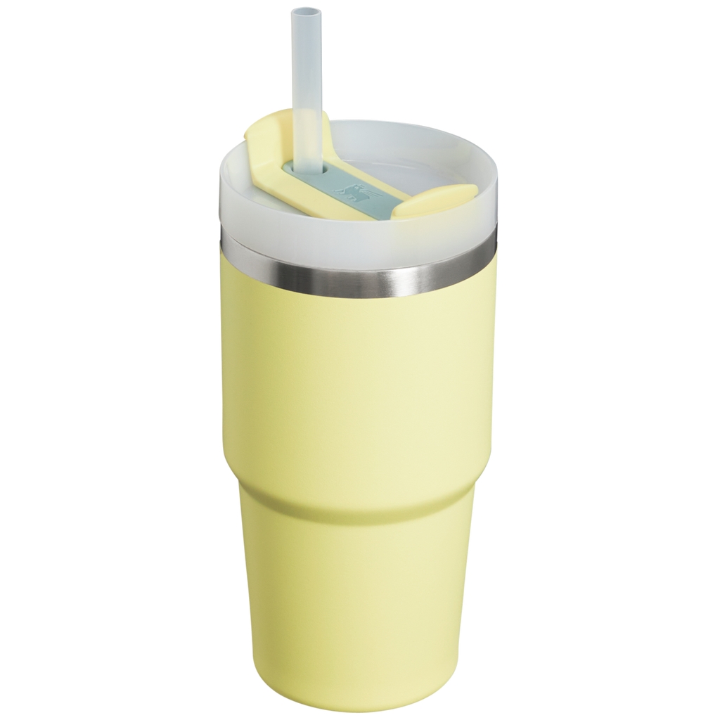 Large Capacity The Quencher H2.0 Flowstate Tumbler | Stanley Create D330L - Double-Wall Vacuum Insulated Travel Tumbler with Straw Detail