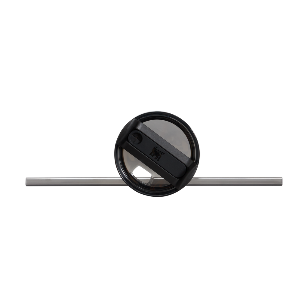 Double-Wall Vacuum The Black Chroma Quencher H2.0 Flowstate Tumbler D107W - Double-Wall Vacuum Insulated Travel Tumbler with Straw Detail