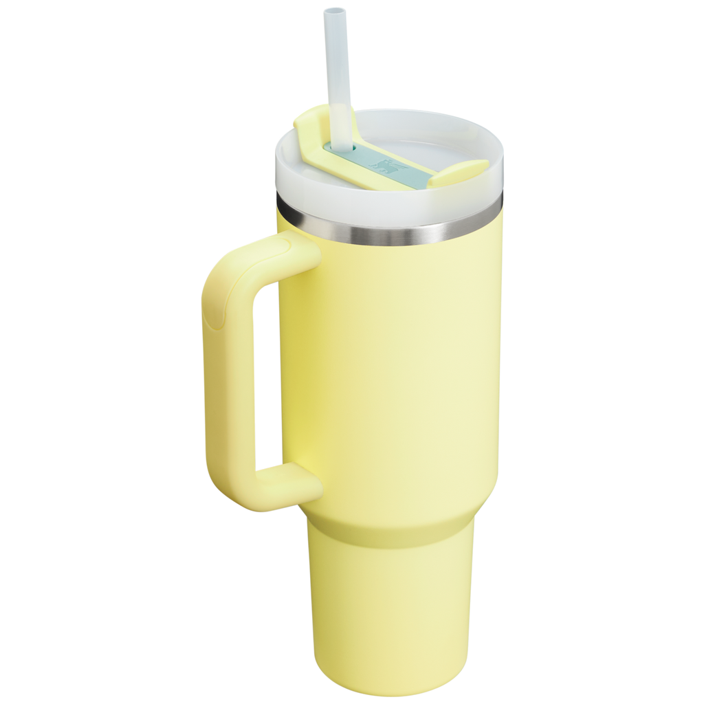 Splash-Resistant FlowState The Quencher H2.0 Flowstate Tumbler  | Stanley Create D332L - 40oz Large Capacity Car-Cup Friendly Quencher Detail