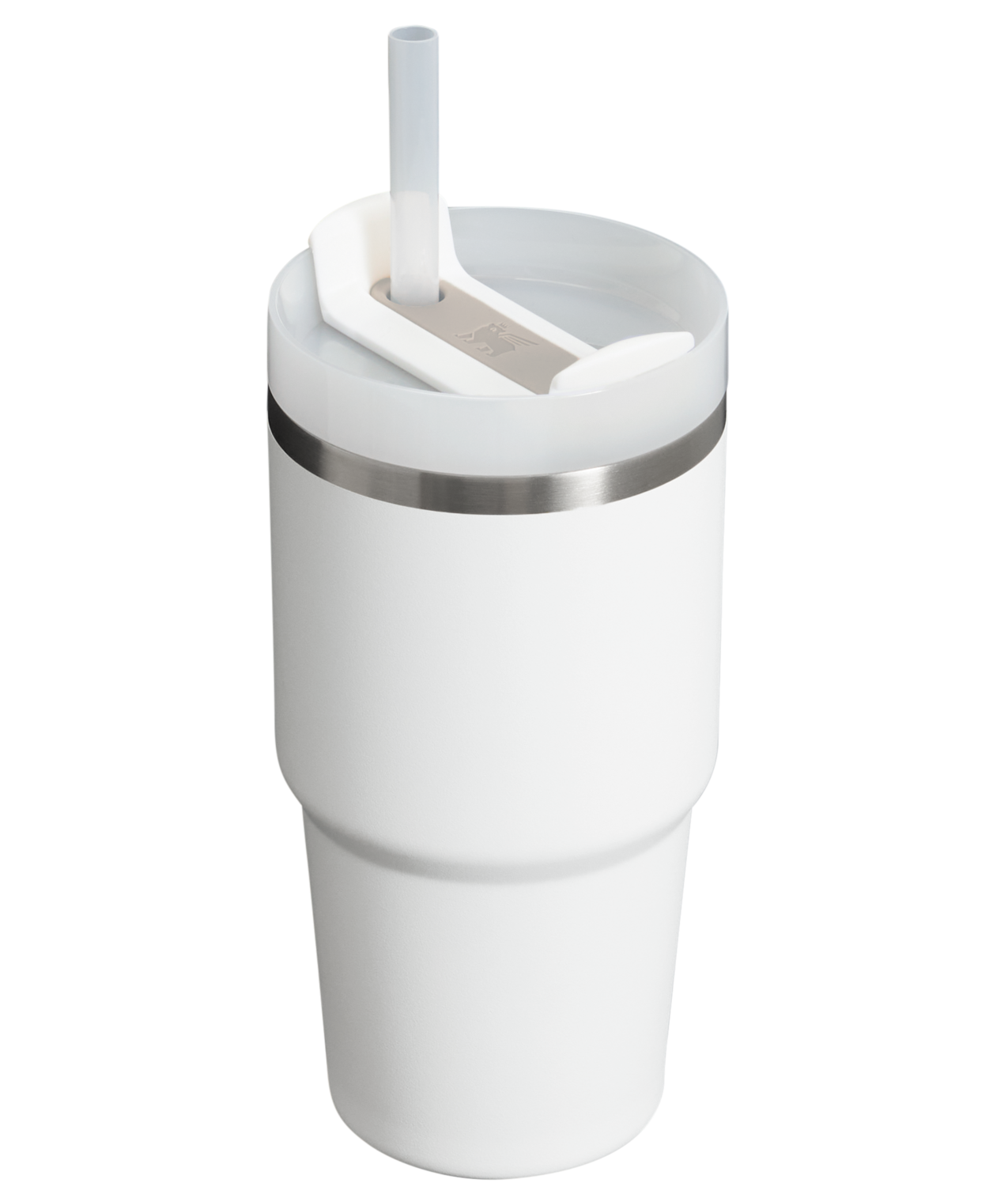 Large Capacity The Quencher H2.0 Flowstate Tumbler | Stanley Create D330L - Double-Wall Vacuum Insulated Travel Tumbler with Straw Detail