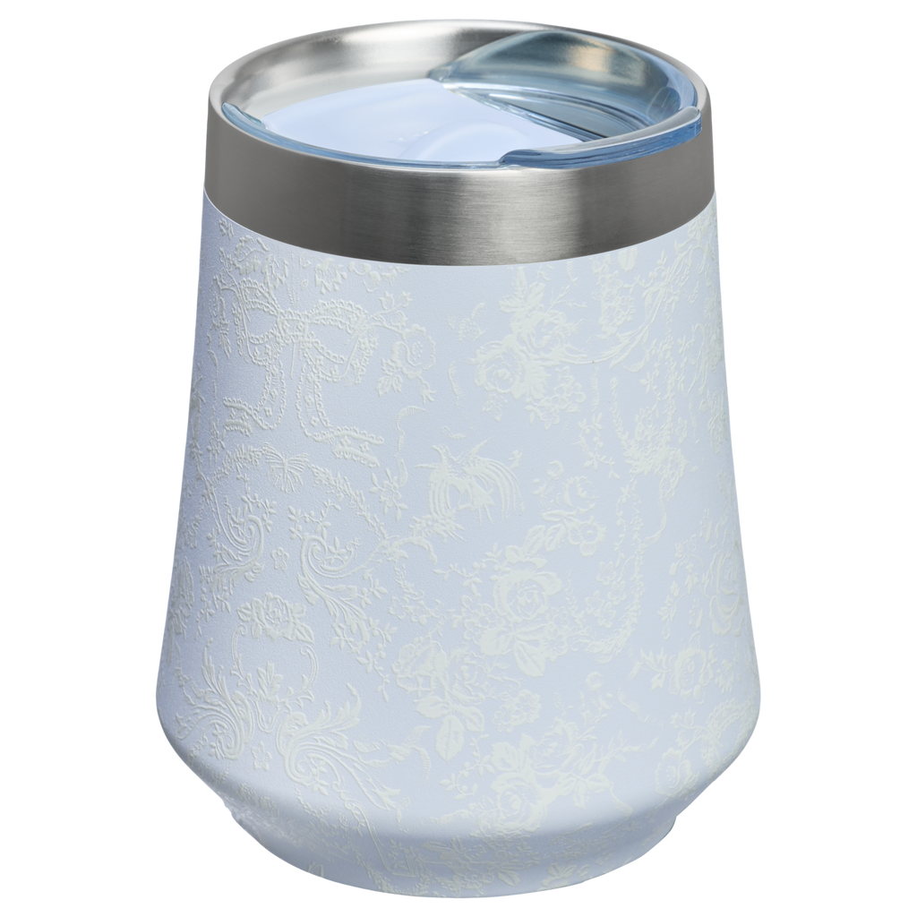 Shatterproof Luxury Stanley 1913 x LoveShackFancy Holiday Reserve Wine Tumbler D204X - Reserve Collection Stainless Steel Whiskey Cup Detail