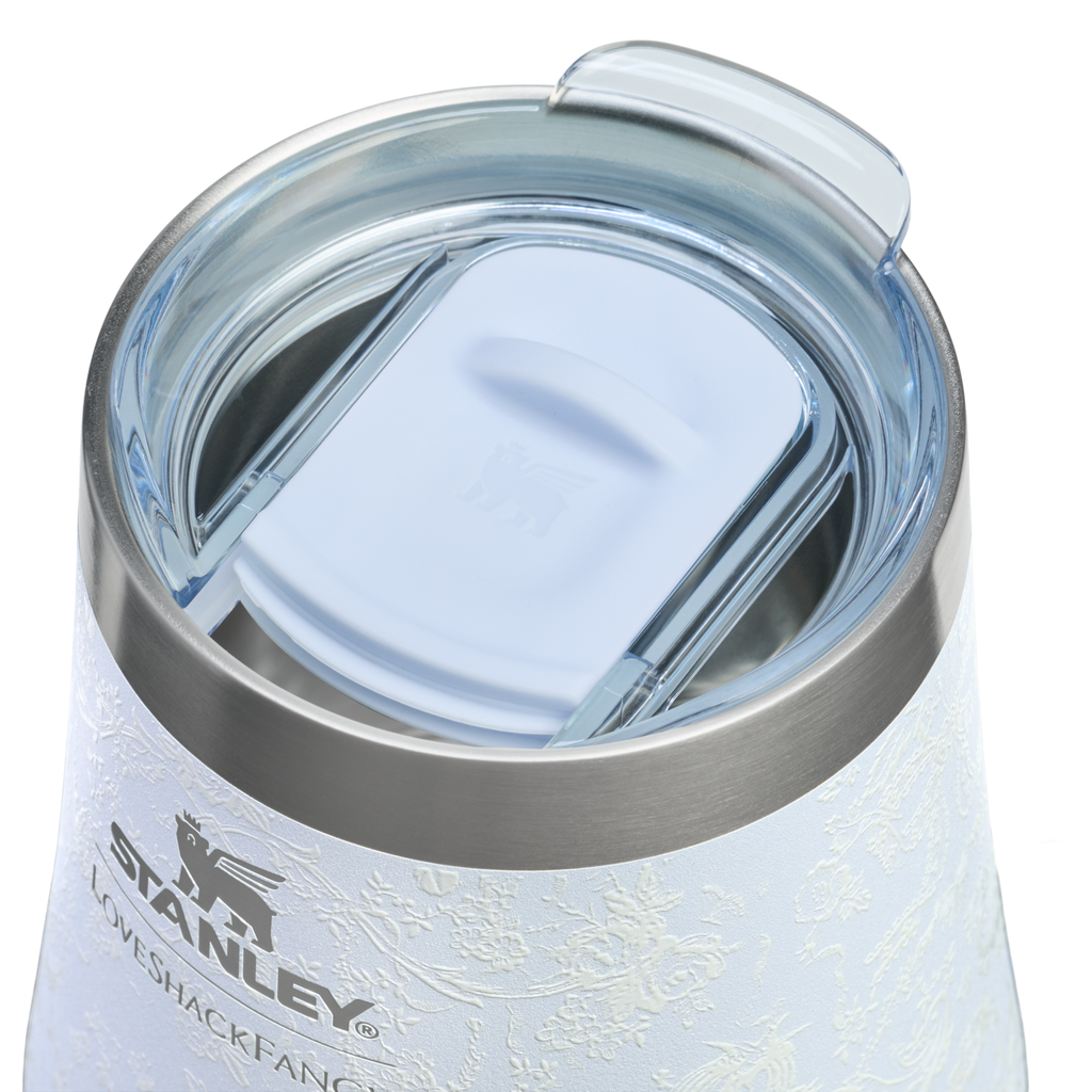 Shatterproof Luxury Stanley 1913 x LoveShackFancy Holiday Reserve Wine Tumbler D204X - Reserve Collection Stainless Steel Whiskey Cup Detail