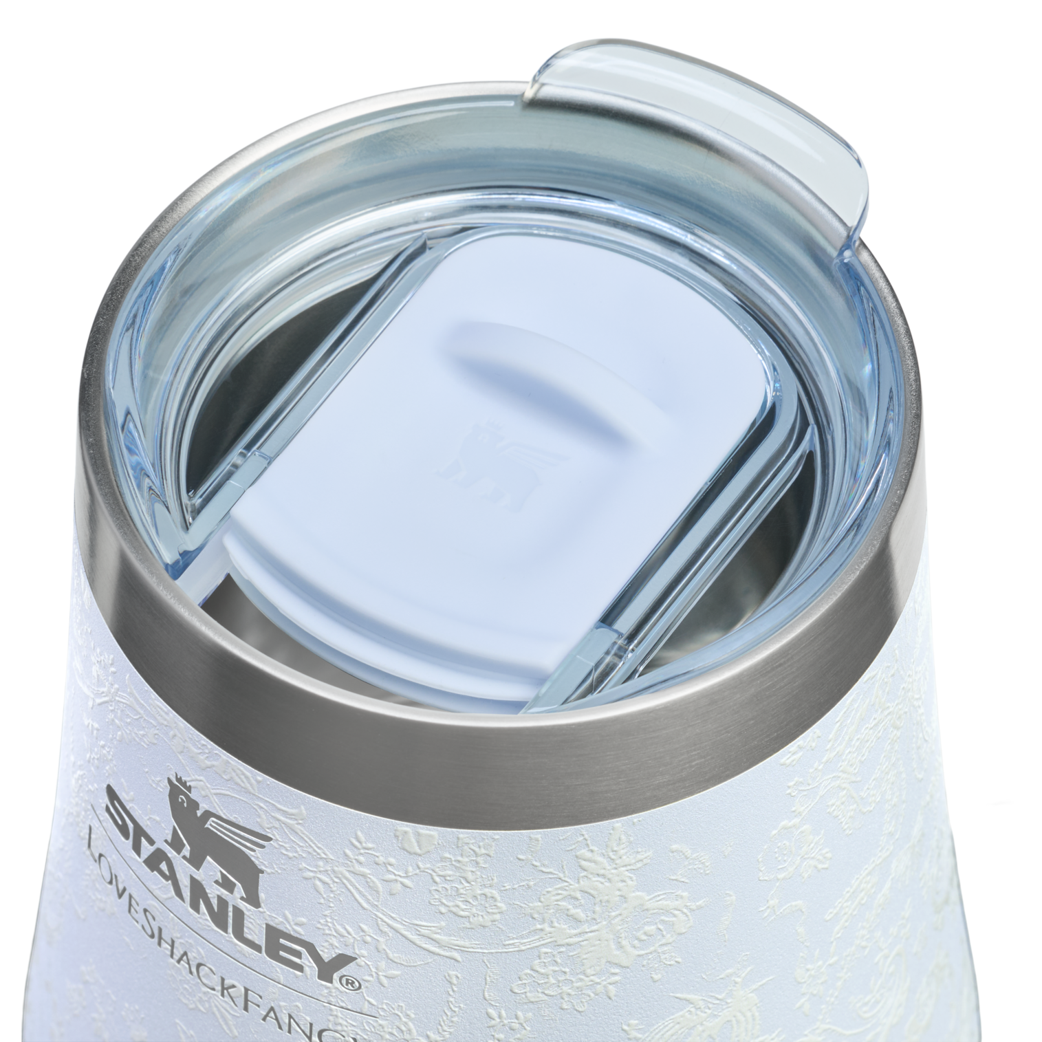 Shatterproof Luxury Stanley 1913 x LoveShackFancy Holiday Reserve Wine Tumbler D204X - Reserve Collection Stainless Steel Whiskey Cup Detail