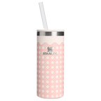 Heavy-Duty Tote The Everyday Slim Can Cooler Cup D350R - Compact All-Weather Soft-Sided Cooler Backpack - Rose Quartz Rattan