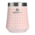 Premium Matte The Reserve Wine Tumbler D352C - Elegant Stemless Vacuum Insulated Wine Tumbler - Rose Quartz Rattan