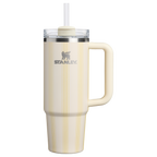 Car-Cup Friendly The Quencher H2.0 Flowstate Tumbler D343V - FlowState 3-Position Lid Insulated Travel Mug - Cream Picnic Stripe