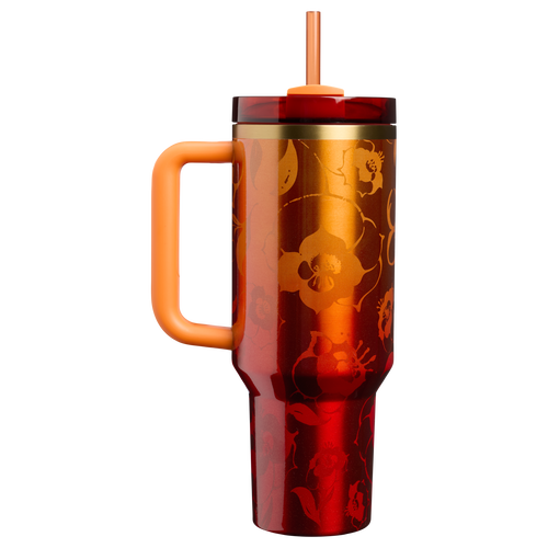 Car-Cup Friendly The Stanley 1913 x Karol G Quencher H2.0 Flowstate Tumbler D275T - Premium Stainless Steel Straw Cup for All-Day Hydration Detail