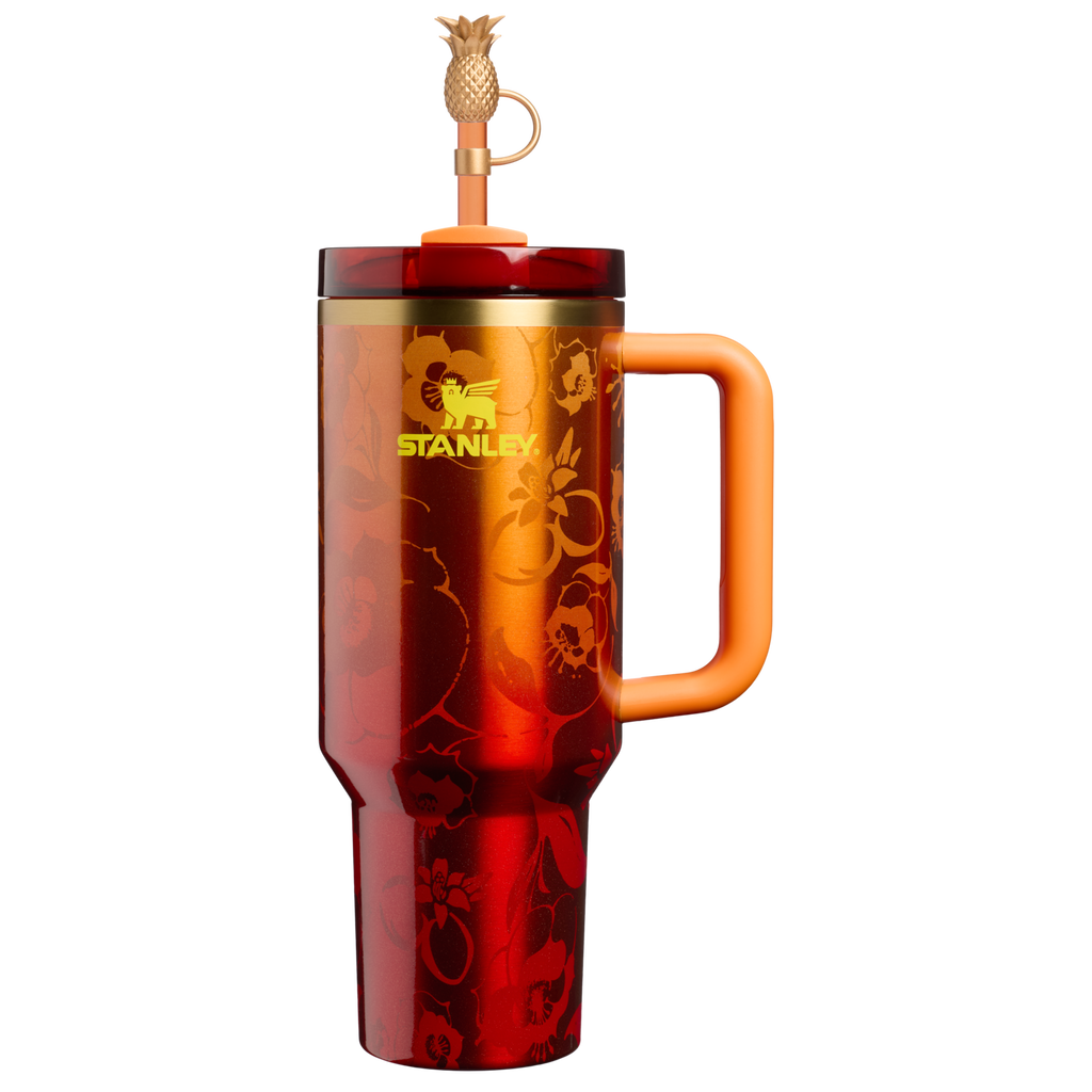 Car-Cup Friendly The Stanley 1913 x Karol G Quencher H2.0 Flowstate Tumbler D275T - Premium Stainless Steel Straw Cup for All-Day Hydration - 40oz | KAROL G FLOR
