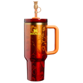 Car-Cup Friendly The Stanley 1913 x Karol G Quencher H2.0 Flowstate Tumbler D275T - Premium Stainless Steel Straw Cup for All-Day Hydration - 40oz | KAROL G FLOR