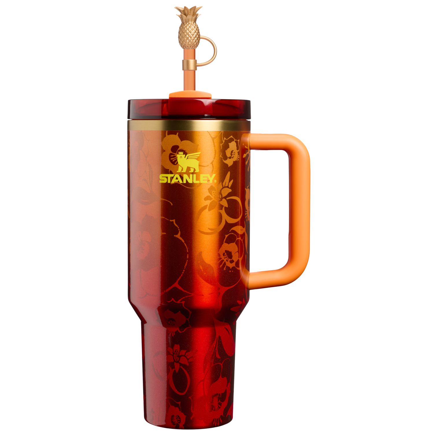 Car-Cup Friendly The Stanley 1913 x Karol G Quencher H2.0 Flowstate Tumbler D275T - Premium Stainless Steel Straw Cup for All-Day Hydration - 40oz | KAROL G FLOR