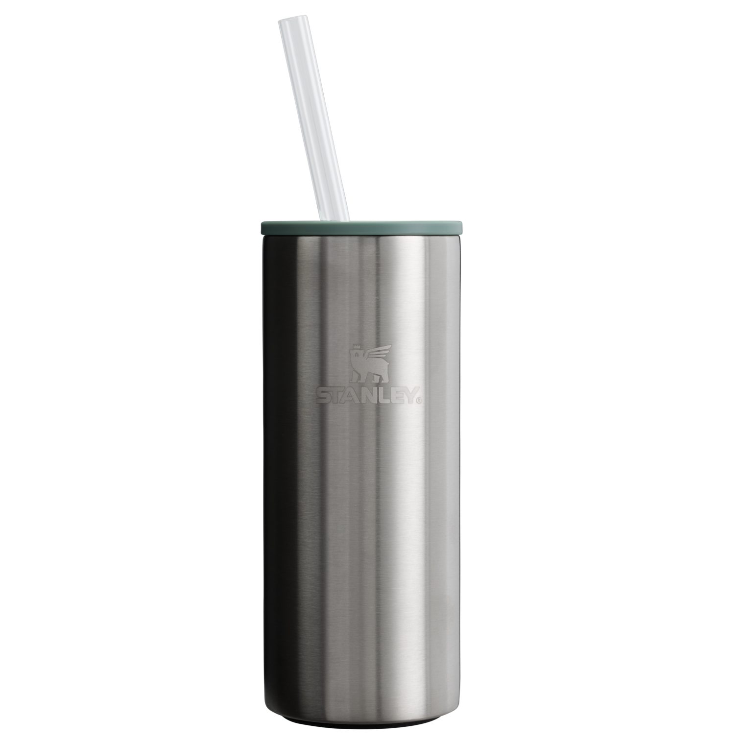 Premium All-Weather The Everyday Slim Can Cooler Cup D255E - Compact All-Weather Soft-Sided Cooler Backpack - Stainless Steel Shale
