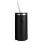 Portable Mini The Everyday Tall Can Cooler Cup D117J - Heavy-Duty Ice-Retention Food & Beverage Carrier - Black 2.0