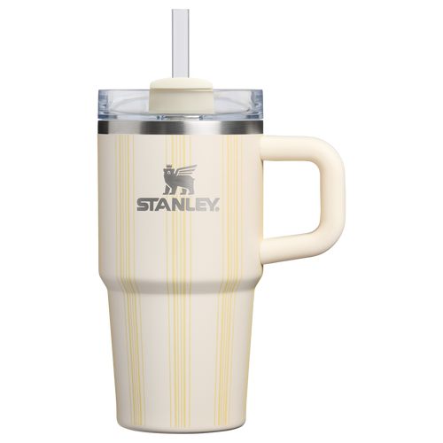 Double-Wall Vacuum The Quencher H2.0 Flowstate Tumbler D344H - FlowState 3-Position Lid Insulated Travel Mug - Cream Picnic Stripe