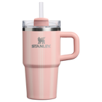 Double-Wall Vacuum The Quencher H2.0 Flowstate Tumbler D344H - FlowState 3-Position Lid Insulated Travel Mug - Peach Rose Picnic Stripe