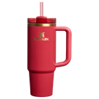 Double-Wall Vacuum The Cheers & Cheer Quencher H2.0 Flowstate Tumbler D189S - 40oz Large Capacity Car-Cup Friendly Quencher - Holly Berry Gloss