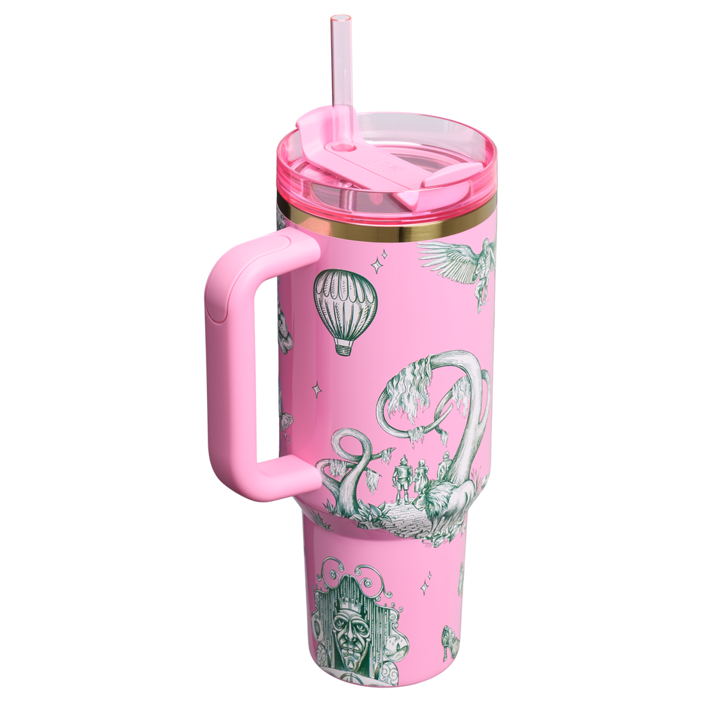 Splash-Resistant FlowState The Wicked for Good Quencher H2.0 Flowstate Tumbler D245R - Premium Stainless Steel Straw Cup for All-Day Hydration Detail