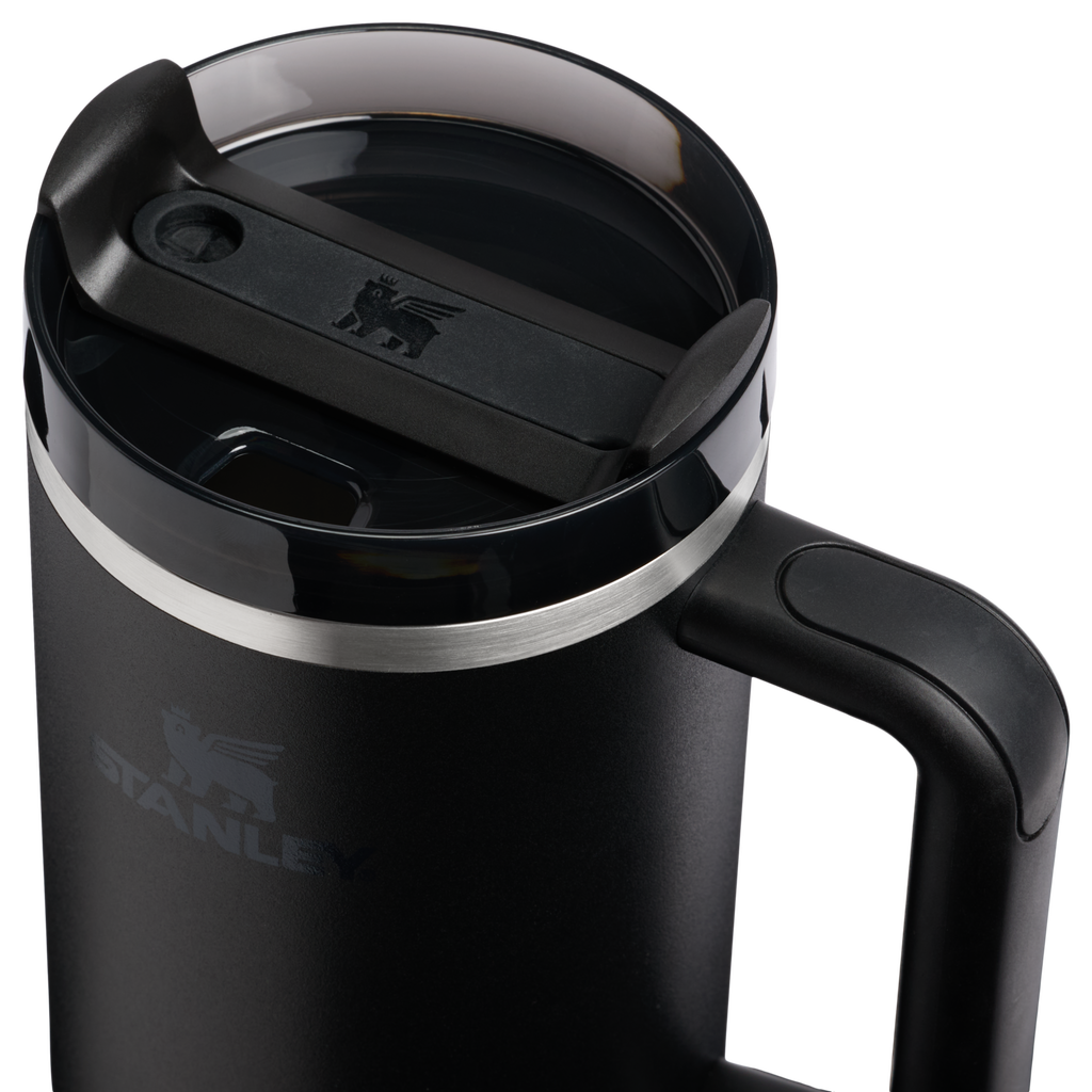 Splash-Resistant FlowState The Quencher H2.0 Flowstate Tumbler D340Y - Double-Wall Vacuum Insulated Travel Tumbler with Straw Detail