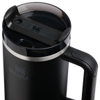 Splash-Resistant FlowState The Quencher H2.0 Flowstate Tumbler D340Y - Double-Wall Vacuum Insulated Travel Tumbler with Straw Detail