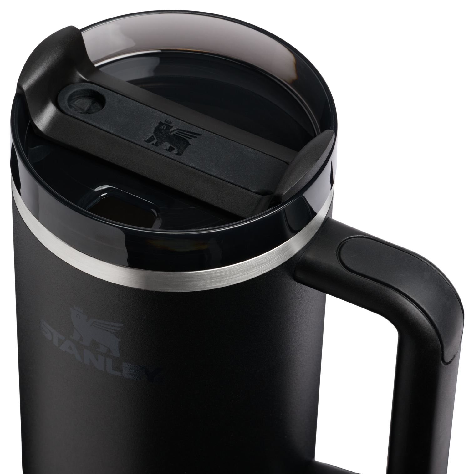 Splash-Resistant FlowState The Quencher H2.0 Flowstate Tumbler D340Y - Double-Wall Vacuum Insulated Travel Tumbler with Straw Detail