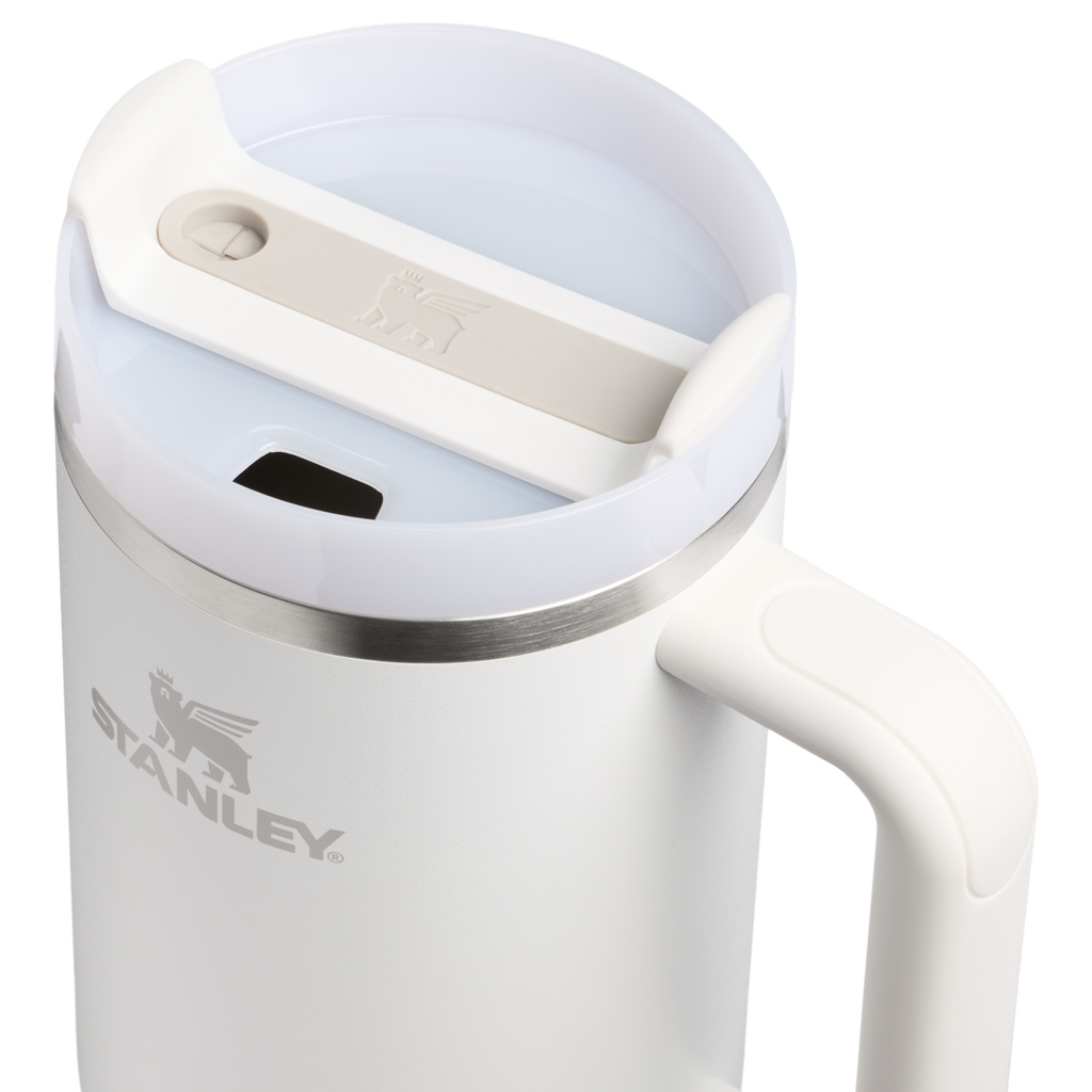 Splash-Resistant FlowState The Quencher H2.0 Flowstate Tumbler D340Y - Double-Wall Vacuum Insulated Travel Tumbler with Straw Detail