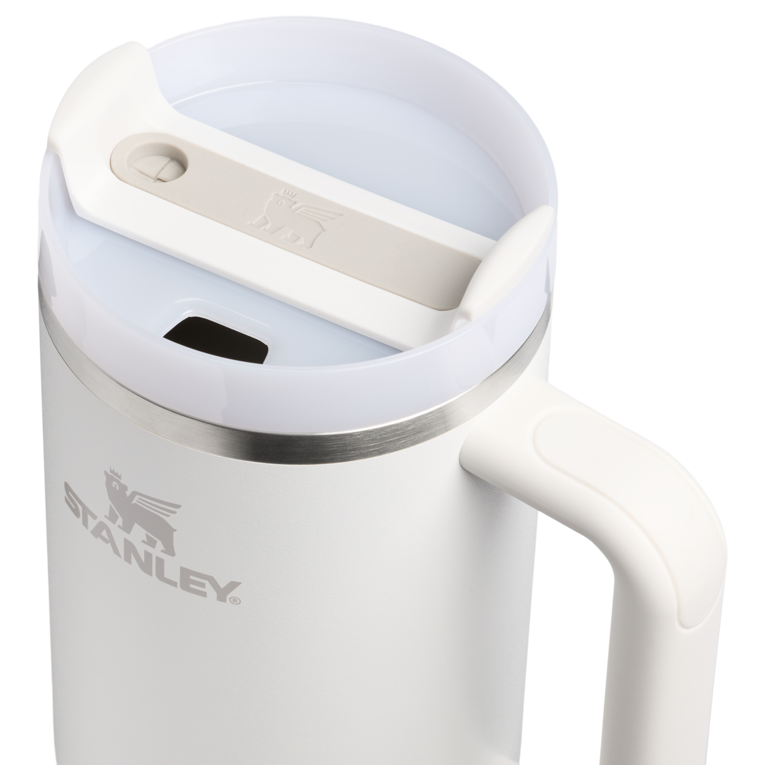 Splash-Resistant FlowState The Quencher H2.0 Flowstate Tumbler D340Y - Double-Wall Vacuum Insulated Travel Tumbler with Straw Detail