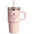 Insulated Travel The Quencher H2.O Flowstate Tumbler D124E - 40oz Large Capacity Car-Cup Friendly Quencher - Conch Floral