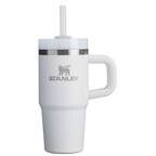 Splash-Resistant FlowState The Quencher H2.O Flowstate Tumbler | Stanley Create D291F - Double-Wall Vacuum Insulated Travel Tumbler with Straw - Frost