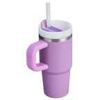 Splash-Resistant FlowState The Quencher H2.O Flowstate Tumbler | Stanley Create D291F - Double-Wall Vacuum Insulated Travel Tumbler with Straw Detail