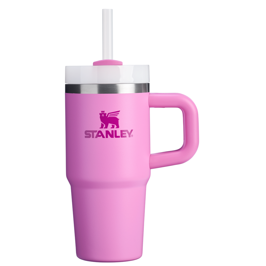 Splash-Resistant FlowState The Quencher H2.O Flowstate Tumbler | Stanley Create D291F - Double-Wall Vacuum Insulated Travel Tumbler with Straw Detail