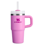 Splash-Resistant FlowState The Quencher H2.O Flowstate Tumbler | Stanley Create D291F - Double-Wall Vacuum Insulated Travel Tumbler with Straw Detail