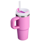 Splash-Resistant FlowState The Quencher H2.O Flowstate Tumbler | Stanley Create D291F - Double-Wall Vacuum Insulated Travel Tumbler with Straw Detail
